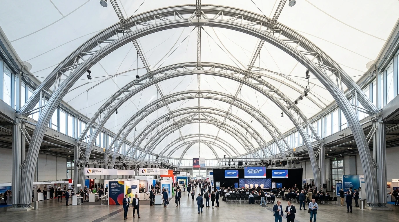 Aluminium Tent & German Hanger Structure Profiles: Alloy Selection, Wind-Load Safety & Event Dome Framing
