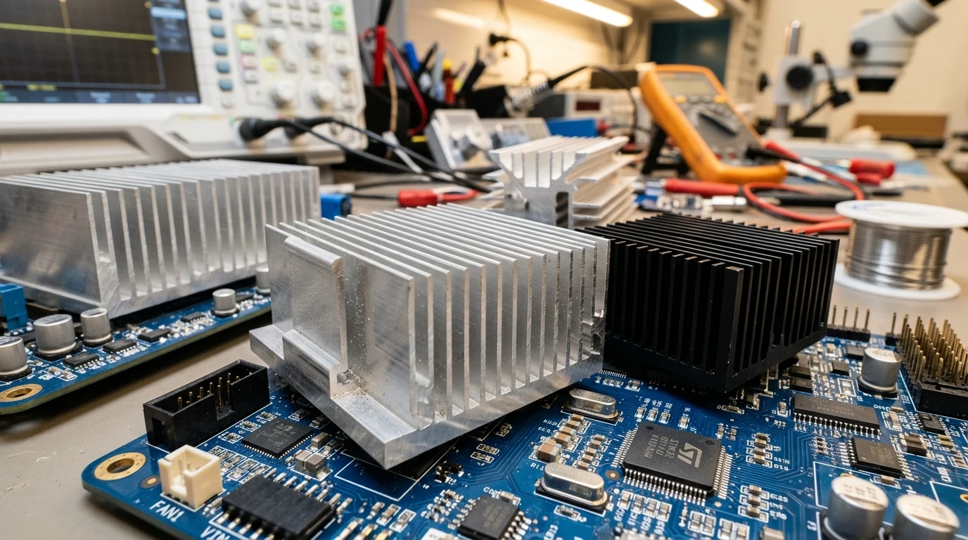 Extruded Aluminium Heat Sinks: Design, Thermal Conductivity, Alloy 6063 vs 6101 & Sourcing Guide